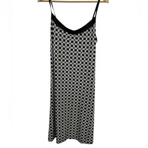 Black and White patterned Slip Dress size XL